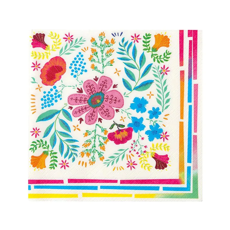 Talking Tables Boho Floral Napkins